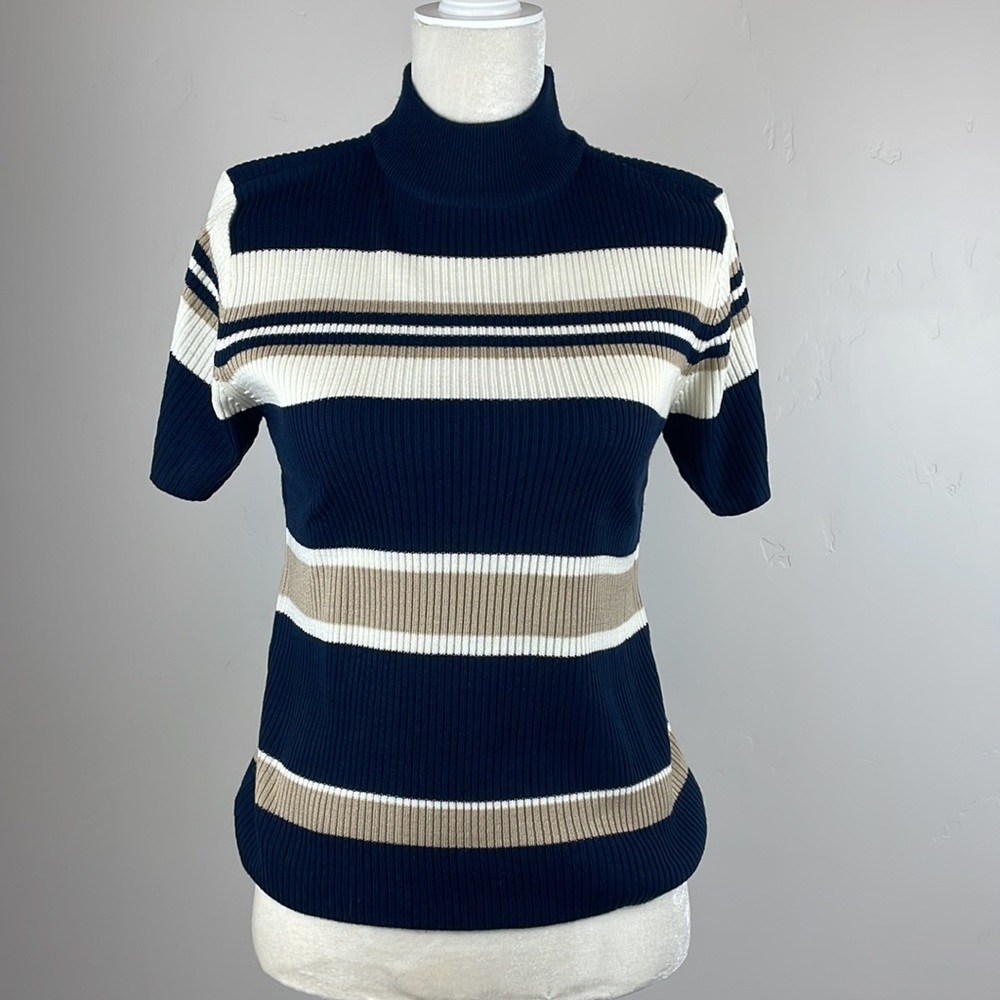 Crystal-Kobe Mock Short Sleeve Top
